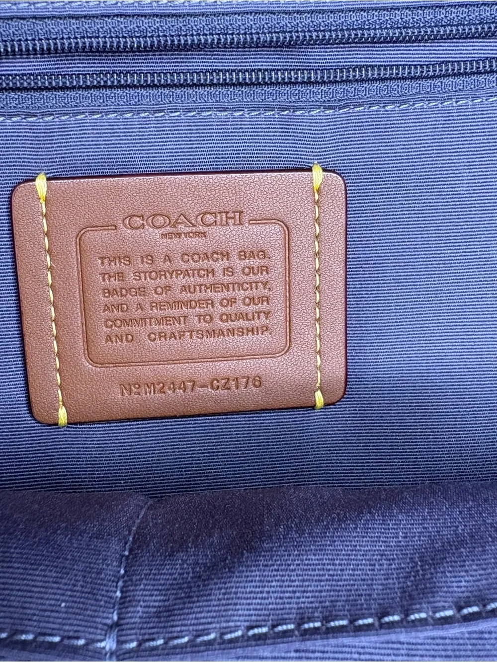 Coach Court Backpack CZ176 Signature Canvas Lavender Leather Bookbag